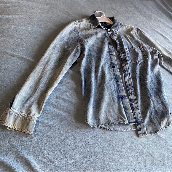 Blue Distressed Denim Jacket - Picture 2 of 7